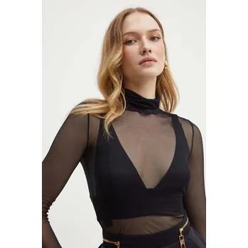 Pánské tričko Tričko s dlouhým rukávem Patrizia Pepe 8M1633.J014 černá 99X, vel. 38