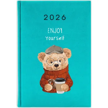 Kalendář Knižkový kalendář 2026 A5 FunnyCase modrý