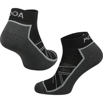 Pánské ponožky Ponožky MOOA Merino Adventure Low Velikost ponožek: 39-42 / Barva: černá
