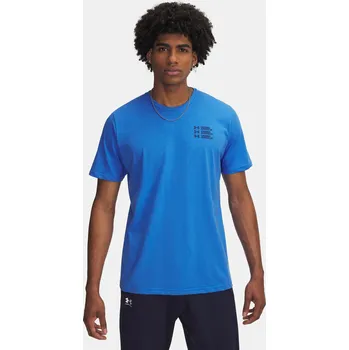 Pánské tričko Under Armour Pánské tričko UA TRIPLE STACK LC LOGO S 6004173-402 Modrá LG