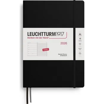 Diář Weekly Planner & Notebook 2026 Composition (B5) Black