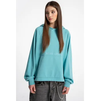 Dívčí mikina Reporter Young | Dívčí tyrkysová mikina s kapucí a výšivkou - Barva TYRKYSOVÁ, Velikost 146/152 251-0551G-17-540-1