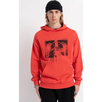 Chlapecká mikina Reporter Young | Chlapecká červená mikina s kapucí a potiskem RENTGENU - Barva ČERVENÁ, Velikost 164 251-0551B-20-650-1