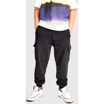 Reporter Young | Chlapecké černé tepláky s kapsami na nohavicích - Barva ČERNÁ, Velikost 158 251-0117B-03-100-1