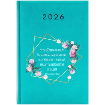 Kalendář Knižkový kalendář 2026 A5 FunnyCase modrý