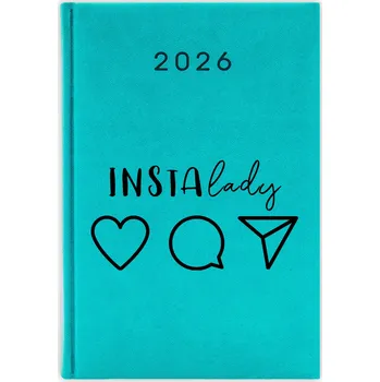 Kalendář Knižkový kalendář 2026 A5 FunnyCase modrý