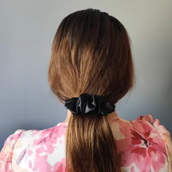Spona do vlasů Scrunchie černá