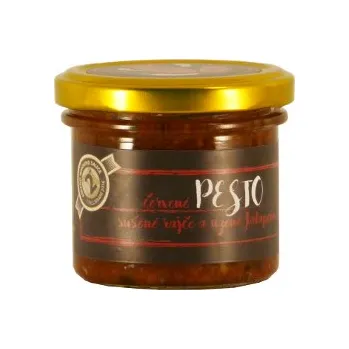 Omáčka Pesto sušená rajčata a uzené Jalapeno 120 g - Zachs Pesto