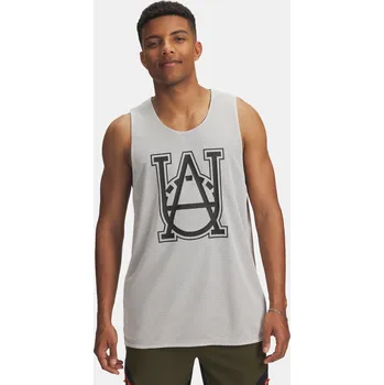 Pánské tílko Pánské tílko Under Armour UA M Courtside Reversble J 6004088-110 Bílá MD