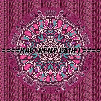 Panel bavlna - MANDALY-147-160 Velikost: 20x20cm