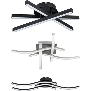 LIVARNO home Stropní LED svítidlo 3xLED 16,5W Bílé