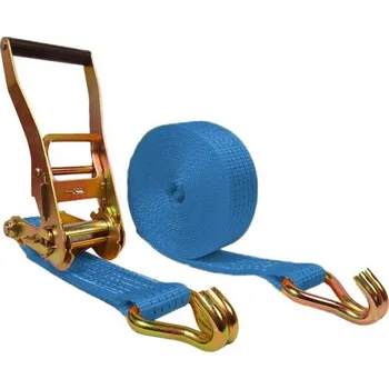 Upínací popruh Upínací popruh dvoudílný s ráčnou 5 t 50 mm , 4 m , MODRY