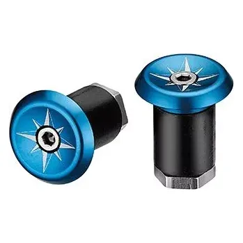 Rohy na řídítka Ciclovation Zátka do řidítek Ciclovation Vortex 2 ks barva modrá
