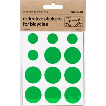 Bookman Samolepící odrazka Bookman - kolečka barva zelená