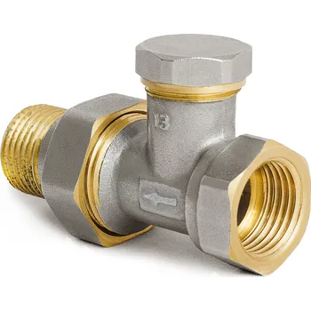 Ventil Ventil radiátorový, přímý, s ochranou proti úniku vody, KR.904 1/2"×1/2"