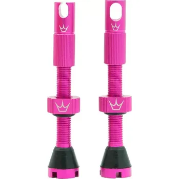 Plášť na kolo Peaty's Peaty's bezdušové ventilky Chris king MK2 42mm barva růžová