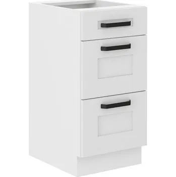 Stolarz-Lempert Kuchyňská skříňka Luna WHWH - dolní 40 D 3S šuplíková PREMIUM BOX