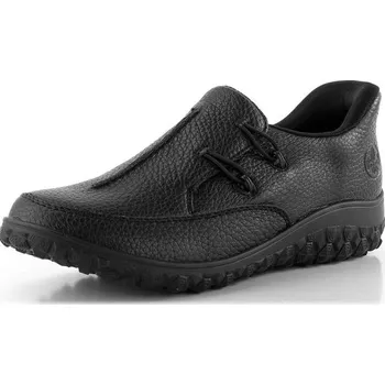 Dámské polobotky Rieker prozouvací polobotky černé 59559-00 - 43 | P696713