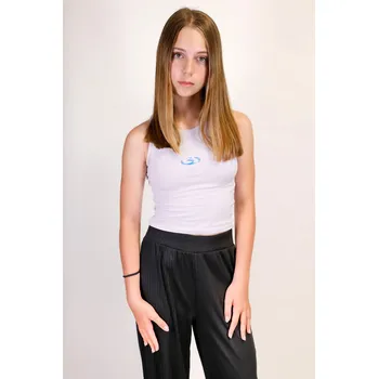 Dívčí tričko Reporter Young | Dívčí fialový CROP TOP bez rukávů s holografickým potiskem - Barva FIALOVÁ, Velikost 152 251-0445G-30-670-1