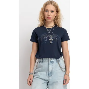 Reporter Young | Dívčí tmavě modré tričko s potiskem BLESKU - Barva MODRÁ, Velikost 152 251-0440G-03-490-1