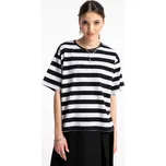 Reporter Young | Dívčí oversize černobílé pruhované tričko - Barva VÍCEBAREVNÁ, Velikost 170 251-0440G-21-200-1
