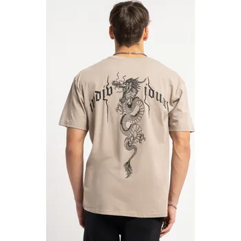 Chlapecké tričko Reporter Young | Chlapecké béžové tričko s potiskem ČÍNSKÉHO DRAKA - Barva BÉŽOVÁ, Velikost 158 251-0440B-19-299-1