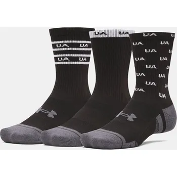 Pánské ponožky Unisexové ponožky Under Armour UA Perf Tech Nov Crew 1379515-004 Černá MD