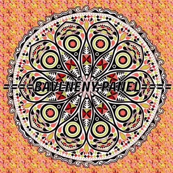 Panel bavlna - MANDALY-147-163 Velikost: 20x20cm