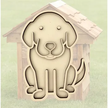 Pejsek - dřevěný tác