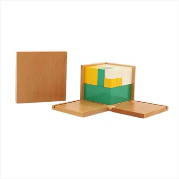 Dřevěná hračka ADENA MONTESSORI Krychle pro výpočet druhé mocniny