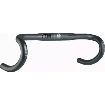 Řídítka ITM Řidítka ITM TRIANGO Black, Al/karbon, černá šíře 440 mm