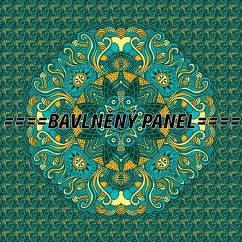 Panel bavlna - MANDALY-147-165 Velikost: 20x20cm