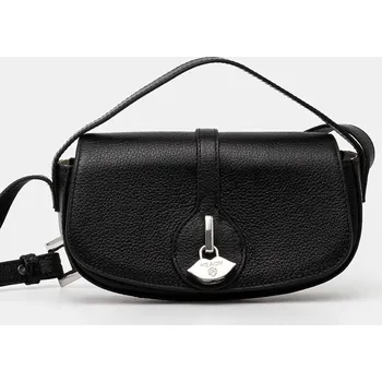 Kabelka Kožená kabelka Silvian Heach TOLEDO černá barva, RCP25009BO 99X, vel. ONE SIZE