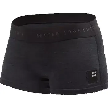 Kalhotky Sensor Sensor Merino Cordura dámské kalhotky s nohavičkou, černá velikost M