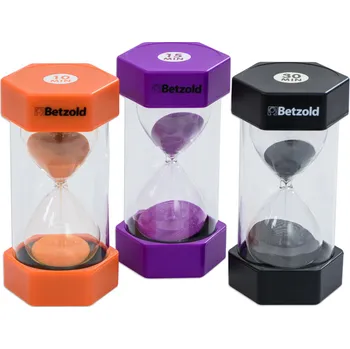 Hodiny BETZOLD Přesýpací hodiny sada 10, 15 a 30 minut