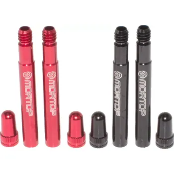 Plášť na kolo Mortop Mortop VEC50 nástavec ventilku 50mm - 2ks barva červená