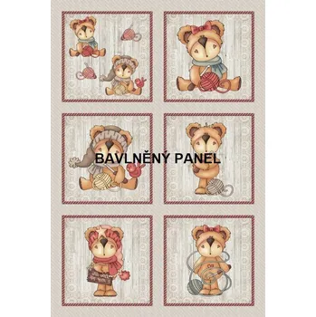 Panel bavlna - sada motivů-142-303 DĚTSKÉ