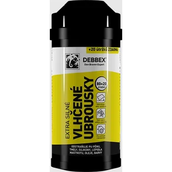 Hygienický ubrousek Debbex Extra silné vlhčené ubrousky 80ks