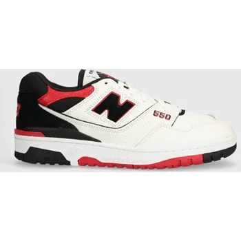 Pánská obuv Kožené tenisky New Balance BB550STR bílá 00X, EUR 45