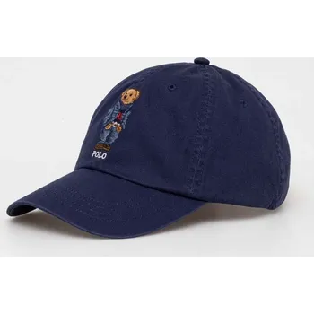 Kšiltovka Bavlněná baseballová čepice Polo Ralph Lauren 710917437 námořnická modř 59X, vel. ONE SIZE