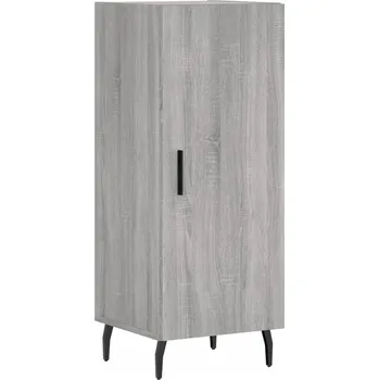 Komoda Skříňka, šedý dub sonoma, 34,5x34x90 cm, dřevotříska