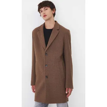 Dámský kabát Kabát s příměsí vlny Medicine RW24.KPM501 hnědá 82M, vel. XXL