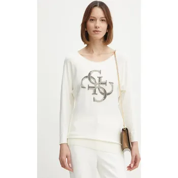 Dámský svetr Svetr Guess EMERIE dámský, béžová barva, lehký, W5RR37 Z2NQ2 W5RR37.Z2NQ2 01X, vel. S