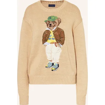 Dámský svetr Polo Ralph Lauren Dámský Svetr, světle hnědá / tmavě hnědá /...