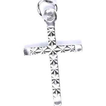 Přívěsek Zlatý přívěsek, křížek, bílé zlato - P 795 (Zlatý křížek)