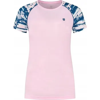 DÁMSKÉ TRIČKO K-SWISS TAC HYPERCOURT ROUND NECK TOP MELANGE WOMEN CHER M