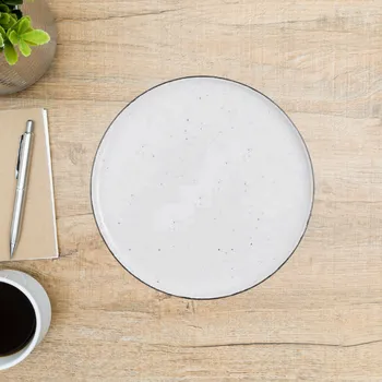 Talíř Servírovací plochý talíř Ankara, Ø28cm, Kropki