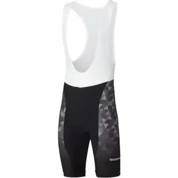 Cyklistické kalhoty Shimano Team kraťasy s laclem šedá/červená vel. M