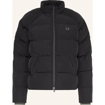 Fred Perry Pánská Prošívaná Bunda, černá, 56