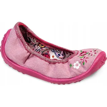 Dívčí bačkory Befado balerínky textilní, velikost 27